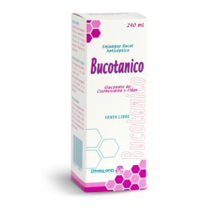Bucotanico Gluconato de clorhexidina y flúor - 240 mg.